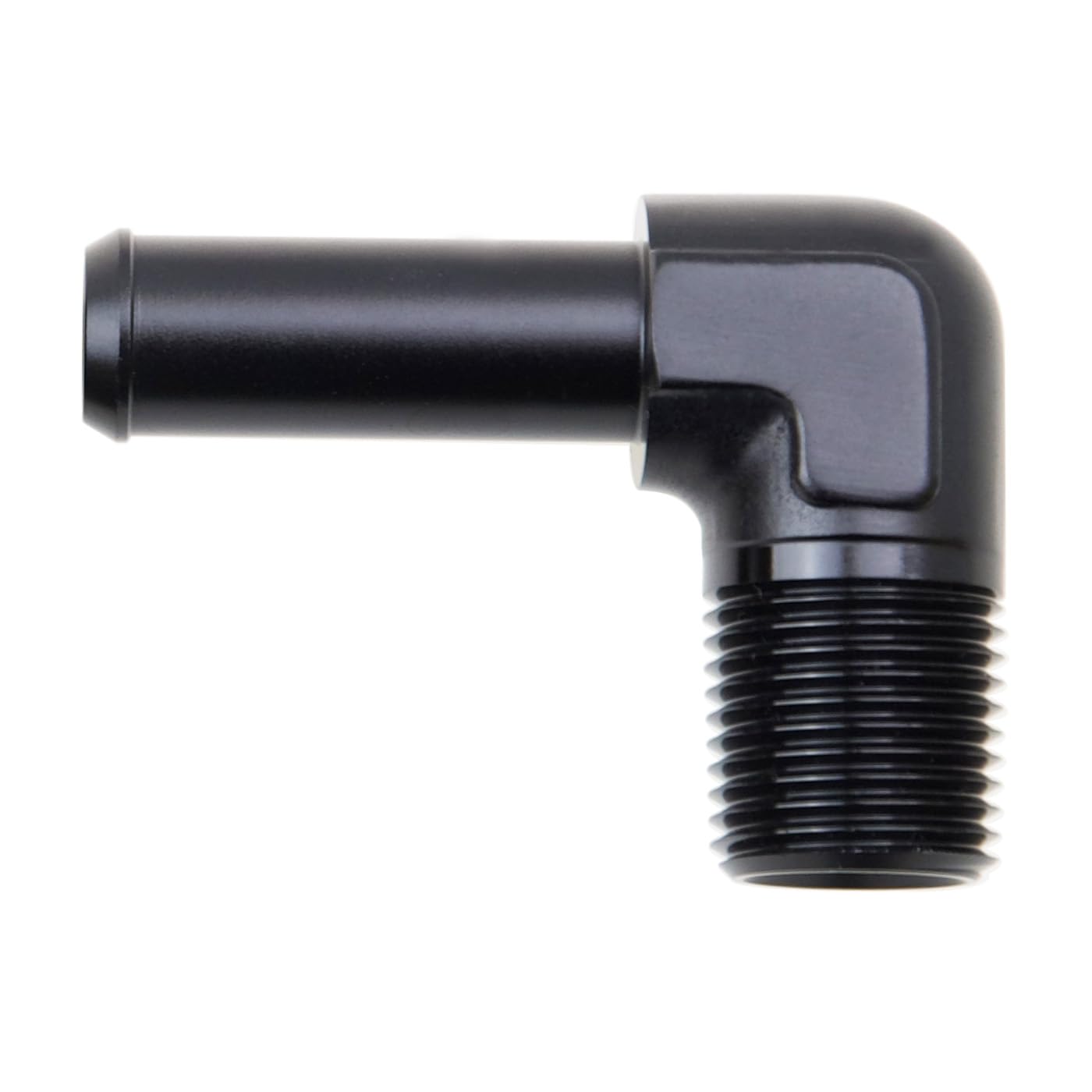 Adaptador -10 AN de aluminio robusto de 90 grados para tubería de combustible