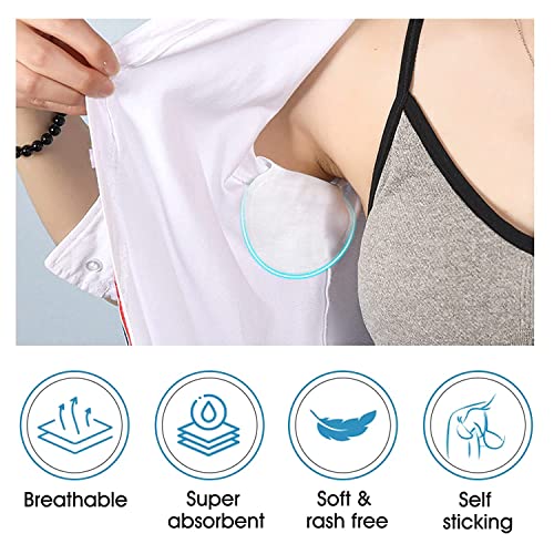 Tinkle Dri Disposable Underarm Sweat Pads for Men & Women, 20 Pads (Pack of 1), Extra Large, Underarm Armpit Sweat Perspiration Pads Shield Adhesive Garment - Dress Guards Sweat... - Image 6