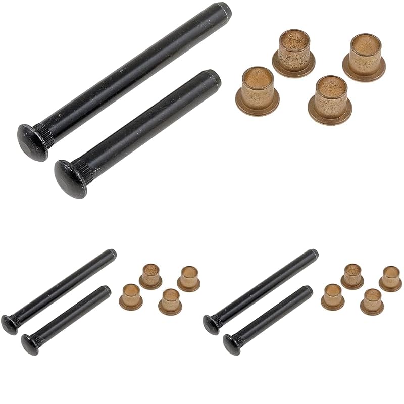 Kit de reparo da dobradiça da porta Dorman 38382 com 2 pinos e 4 buchas, pacote com 3