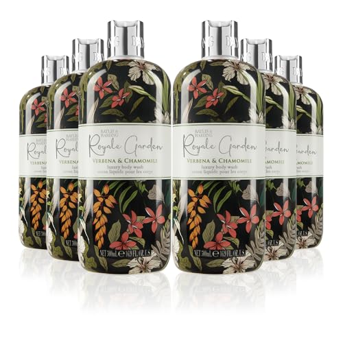 Baylis & Harding Royale Garden Verbena & Chamomile Body Wash 500ml (Pack of 6) - Vegan Friendly
