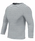 Original Navy Blue Long Sleeved Telnyashka Cotton Striped Sailor T-Shirt