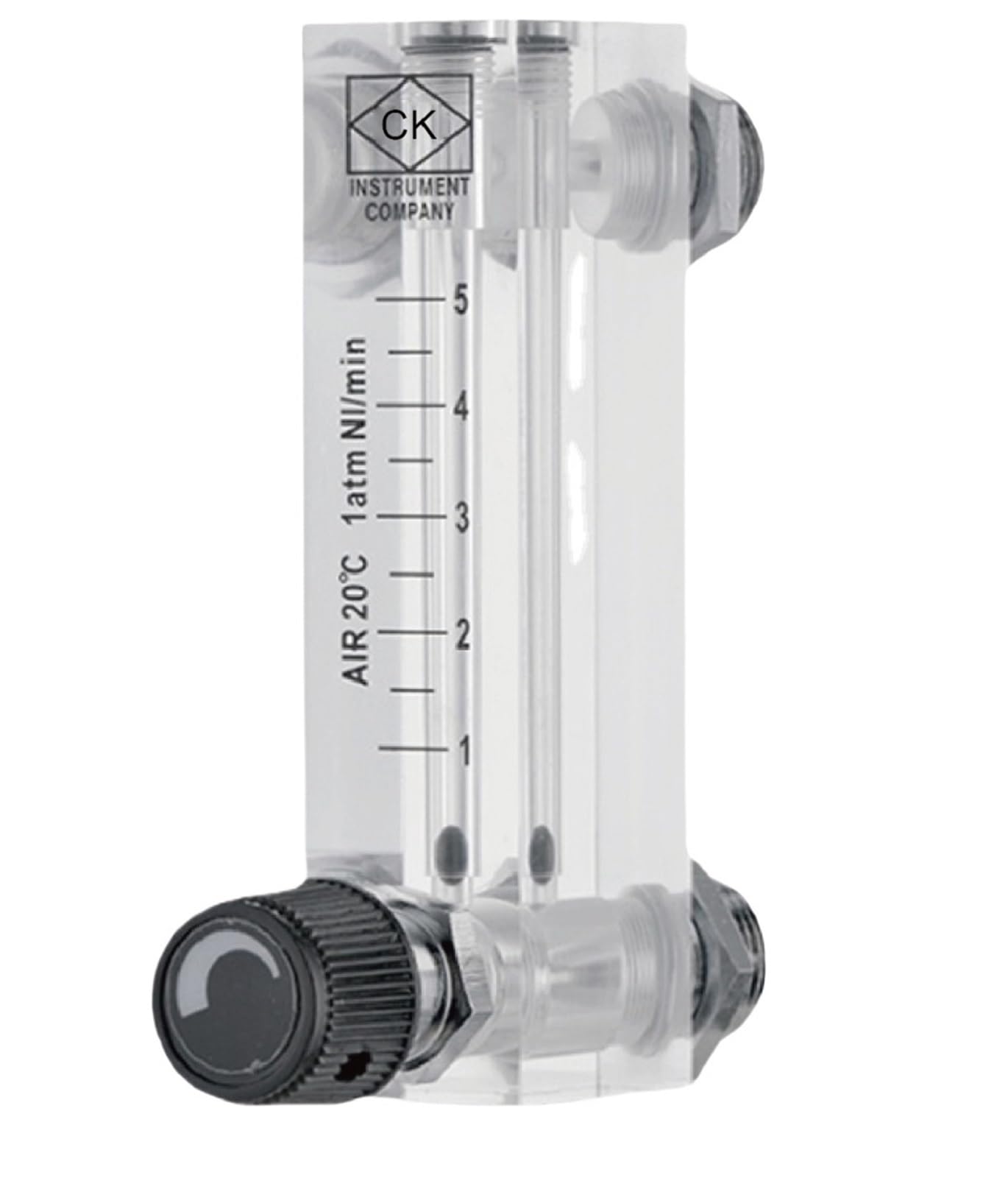 QfUxYYSLD LZM-6T Low-Flow Liquid Flow Meter Acrylic Panel Type Variable Area Rotameter 6-1000mL min Industrial Use Transparent Body(Contact us)