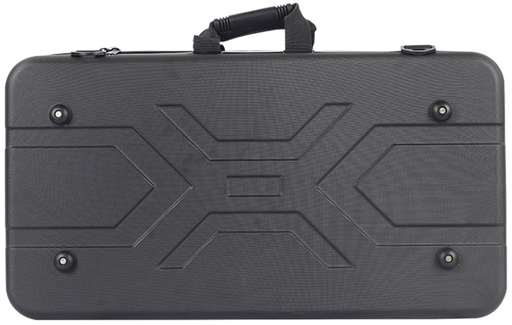 REMEK Custodia Rigida per Fucili da Caccia Tiro 70 * 37 * 15cm, Borsa Rigida per Fucile Tattica per Esterni con Imbottitura Schiuma Tagliabile Valigetta Universale per Stoccaggio Trasporto