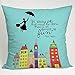 Produktbild NicholasCGShopOnline C9403F Cotton Linen comfortable pillowcase Mary Poppins Every Job That Must Be Done 18 x 18 by NicholasCGShopOnline