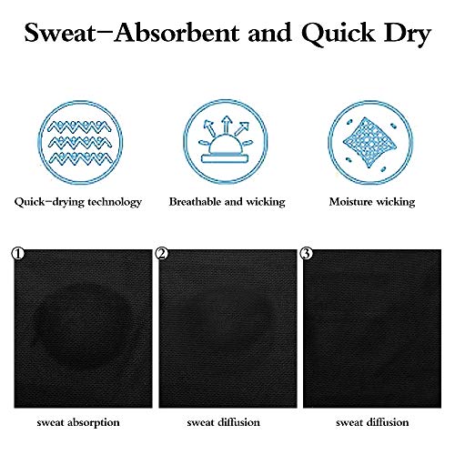 image for ZOORON 3 Pack Face Bandana Neck Gaiter with Ear Loops, UV Sun Protecti