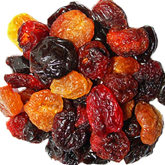 Traina Foods Sun Dried Three Cherry Blend, Organic and All Natural, 5 lb Bulk Pack, Bing Rainier Tart Cherries