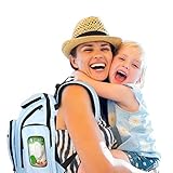 Diaper Bag Backpack, Waterproof Polyester ~ Has 15 Pockets & Padded Adjustable Straps, Attaches to Stroller, With Bonus Changing Pad & Baby Care eBook, Light Blue for Boy by MakeMyMerchandise
