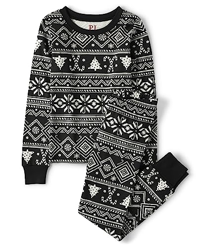 Image of The Children's Place unisex-baby and Toddler Holiday Snug Fit Cotton One Piece Pajamas
