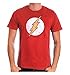 Flash Herren Logo T-Shirt, rot, M