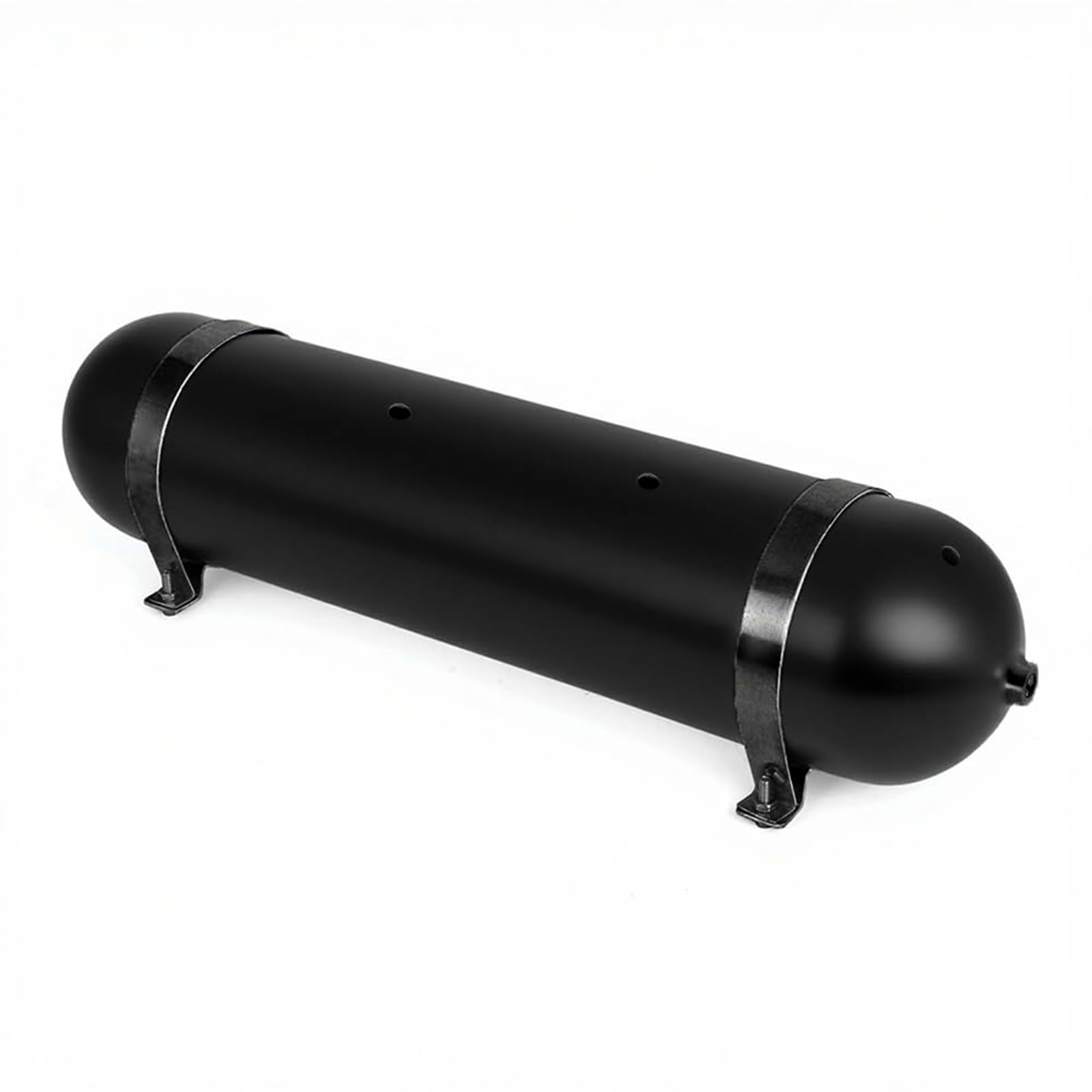 4.2 Gallon 7 Ports （1/4 NPT） Seamless Aluminum Air Tank for Air Ride Suspension Car Train Truck Horn Black