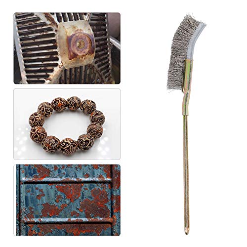 Tuin Reiniging Tool Bonsai Borstel Rechte Hoofd Bonsai Borstel Niet-giftige Anti-slip Handvat Gebogen Hoofd Bonsai… - Afbeelding 6