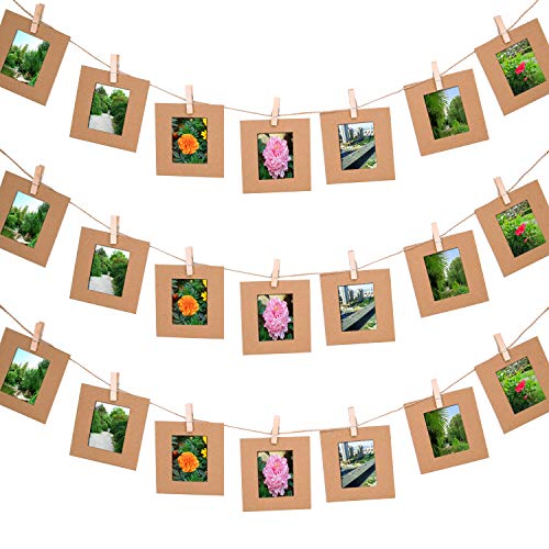 SUNMNS Wand Decor Hängendes Display Papier Fotorahmen Set Kompatibel mit Fujifilm Instax Mini 11 9 8 70 90 26… – Bild 8