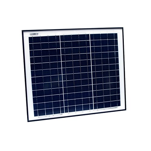 Image of ALEKO PP30W12V 30 Watt 12 Volt Polycrystalline Solar Panel for Gate Opener Pool Garden Driveway
