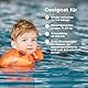 Flipper Swimsafe 1010 - Schwimmflügel für Babys ab 12 Monaten, sichere Schwimmhilfe mit unzerbrechlichem PE-Schaumkern zum Schwimmen lernen, Orange