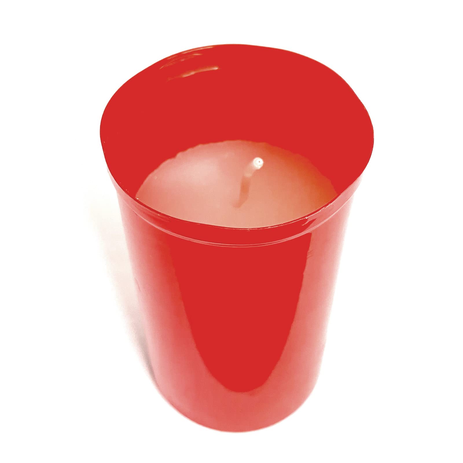 Grablicht Brenner rot ohne Deckel Grabkerzen Friedhofskerzen Grablichtkerze Trauerlicht Gedenkkerze Grabdekoration Grabdeko (40)