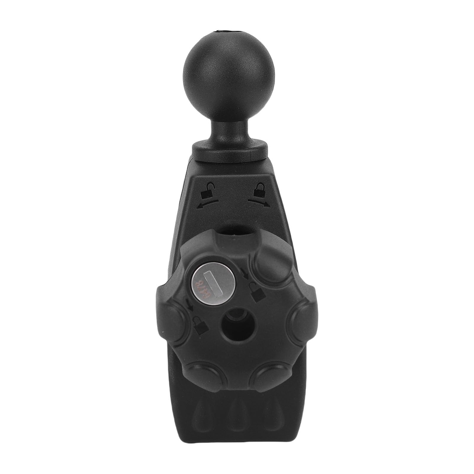 Base a Morsetto Grande, Manopola Antifurto Testa a Sfera in Gomma di Nylon Tedesca, Base in Gomma Morbida, Ideale per Tubi Rotondi Quadrati a Forma Speciale