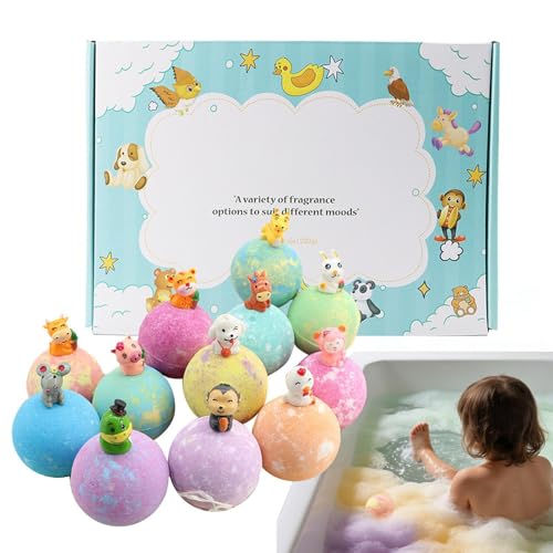 Jouets de bain animaux contre les pleurs de la douche : 12 balles interactives pour enfants