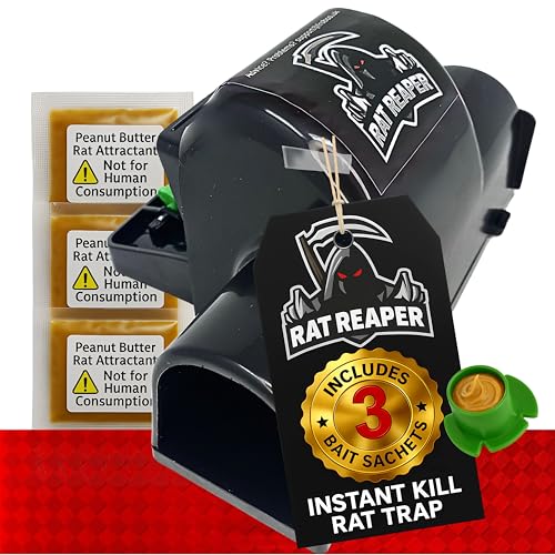 Rat Reaper - Humane Rat Traps That Kill Instantly For Outdoors Garden Garage | Dog & Pet Safe Rat Killer for Large UK Rats | Best Rat Traps for Indoors Home, Loft, Kitchen - 3
