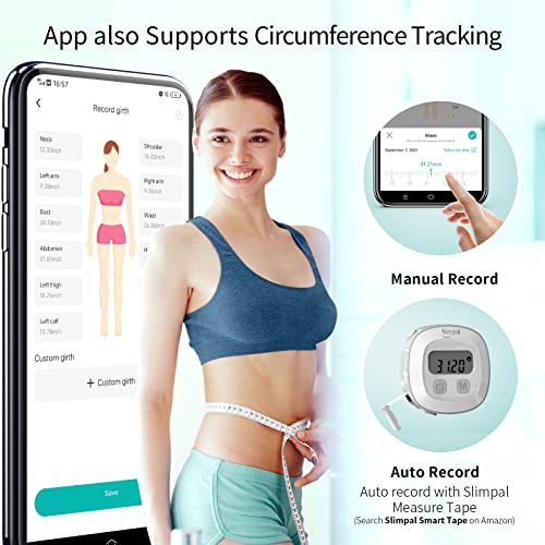 Slimpal Scale For Body Weight Smart Body Fat Scale Wifi And Bluetooth Digital Bathroom Weight Scale Larger Display For Heart Rate, Body Fat, Weight Trend, 15 Body Composition, Zero-Current Mode #TOP5