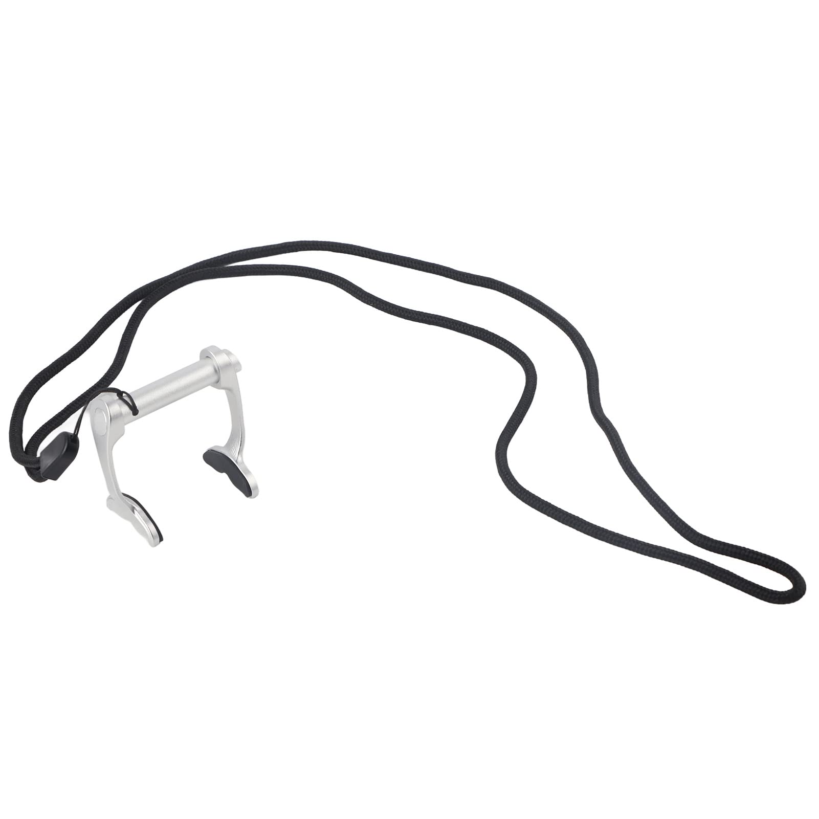 Culnflun Nose Clip, diving Swimming Nose Plugs, with Anti Lost Strap for Diving Beginners Training (Silver)