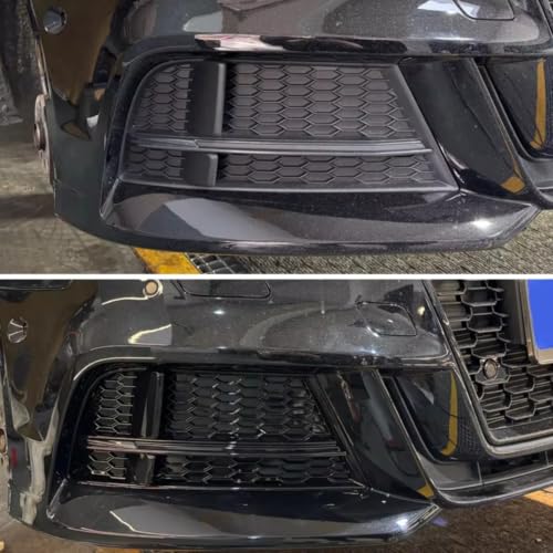 Parrilla lámpara antiniebla delantera de panal hexagonal no porosa para coche A3 8V 6