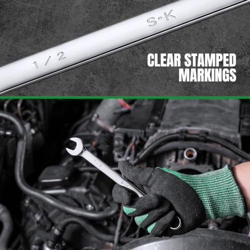 Image of SK 1 /2 inch Combination Wrench, SAE, Premium CR-V Steel