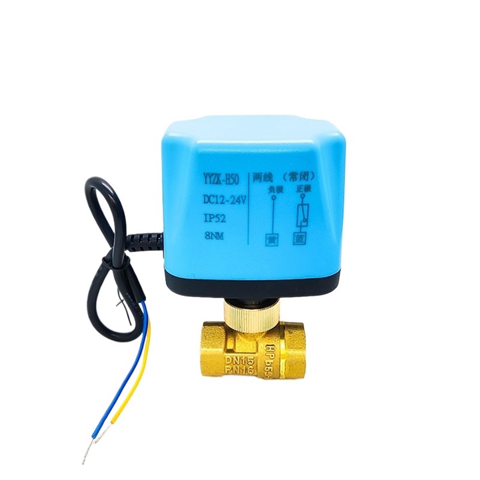 Vanne motorisée 12V connectée pour arrosage de jardin et serre