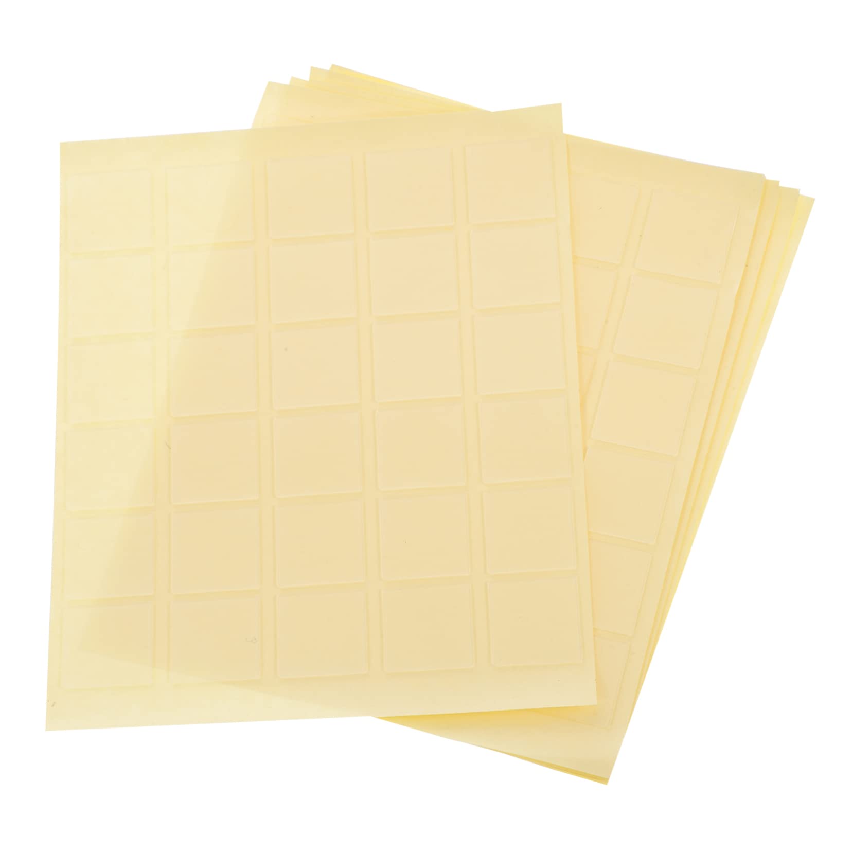 HOMSFOU 5 Set Etichette A Nastro Biadesivo Adesivo Trasparente Nastro Biadesivo Nastro Adesivo Trasparente 150 pezzi * 5