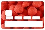 Sticker pour Carte bancaire, fraise tagada - Différenciez et décorez votre carte bancaire, votre carte de tickets resto... suivant vos envies ou passions !!