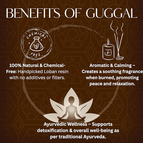 Image of Loban 250 g + Guggal 250 g (Combo Pack)| Pure Ayurvedic Resin & Natural Aromatic Gum|Used for Dhoop, Dhuni, Hawan