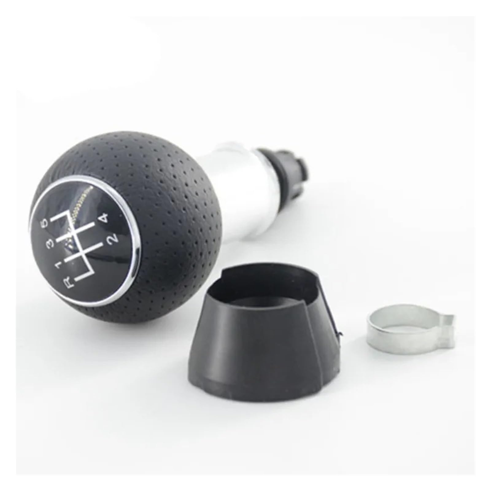 Vavgkdkpzb R12345 Gear Knob Shifter Lever Handle For Vw For Passat B5 B5.5 1998-2004 Gear Shift Knob Lever Shifter Gaiter Boot Cover(R12345 Gear Knob)