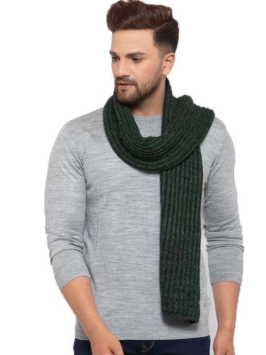 513 Men's Woollen and Acrylic Blend Tie & Die Self Design Muffler,MEN423_P-picture-19