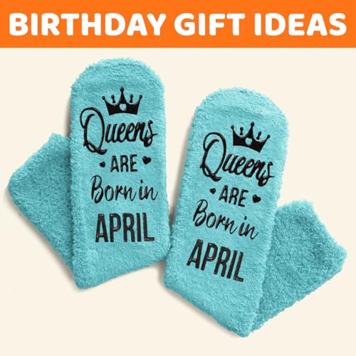 Image of HAPPYPOP Women Queen Birth Month Socks - Month Birthday Gifts, Socks for Her Female in Green