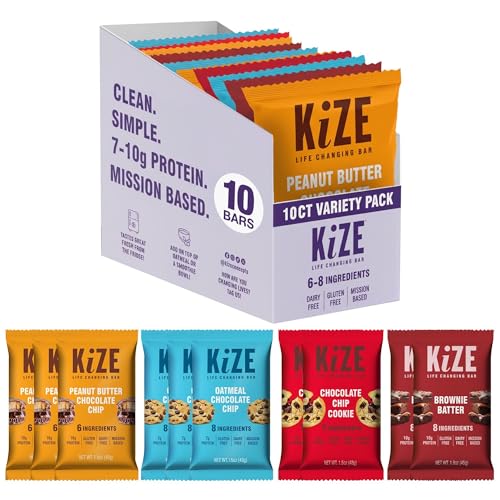 KiZE Energy Bars Variety Pack