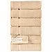 Turkish Luxury Hotel & Spa 16"x30" Hand Towel Set of 6 Turkish Cotton - Organic Eco-Friendly (Hand Towels, Taupe)