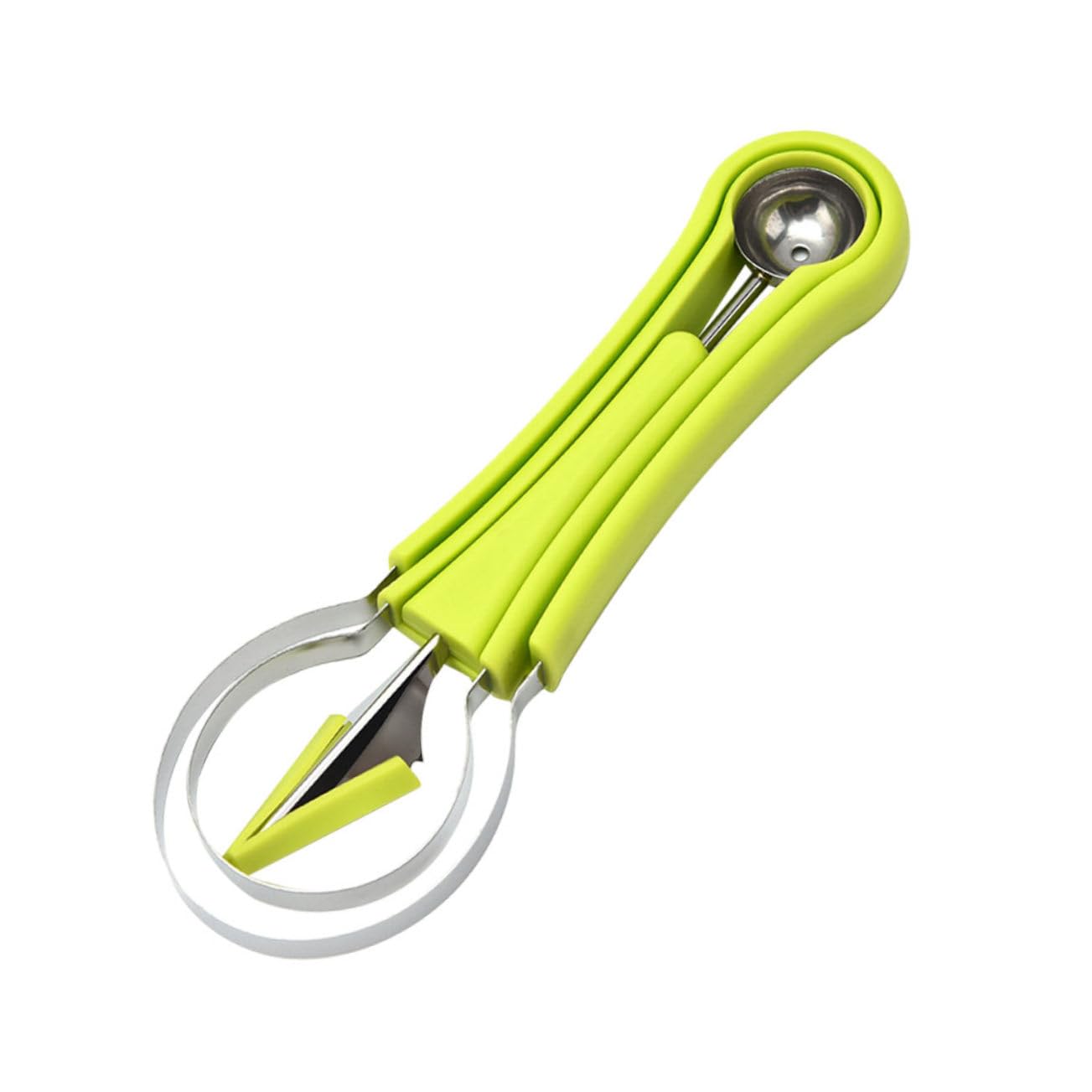 ASAKKURA Ergonomic Fruit Digging Scoop Fruit Cutting Utensil Fruit Carving Cutting Tool Easy Cleaning Multi-purpose