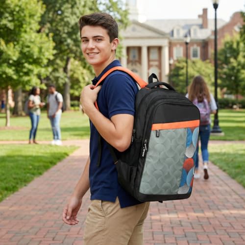 Image of VISMIINTREND School Bags for Girls & Boys 11-12, 13-14 Years, 12+ Years Old, Water Resistant, Laptop Casual Travel College School Backpack for Boys /Girls | Birthday /Rakhi Gifts