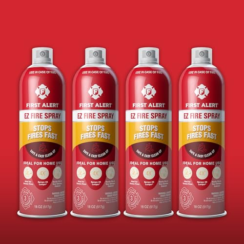 First Alert EZ Fire Spray Extinguishing Aerosol Spray