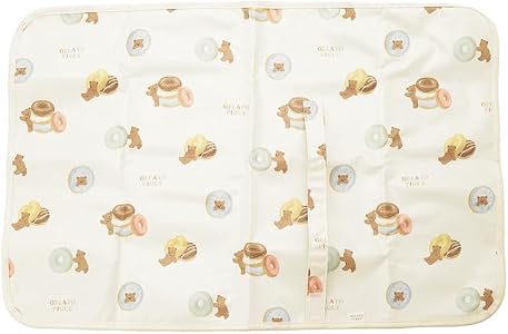 Amazon.co.jp: [ジェラート ピケ] ドーナツベア柄おむつシート