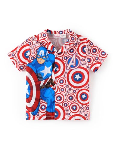 Image of Disney Marvel Spiderman Cars Stitch Star Wars Mickey Boys Hawaii Shirt Button Up Dress Shirts Short Tropical Shirt Kids 2-13Y