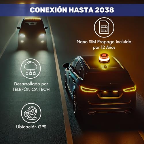 Baliza V16 DGT con SIM Movistar activada