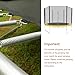 JIUYEKEW Garden Trampoline Replacement Mat, 12 13 14 ft Trampoline Jump Mat Using 6.5inch Springs, Trampoline Floor Mat with 72/80/82/88 Buckles (12FT/72 Buckles)