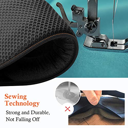 Unimi Sleep Mask 2020 New Arrival 3D Contoured Cup, Sleep Eye Mask for Women Men, Soft Lycra Material Eye Mask for Sleeping, Breathable Material, Eye Shade Cover with Adjustable Strap for Travel Black - Thumbnail 2