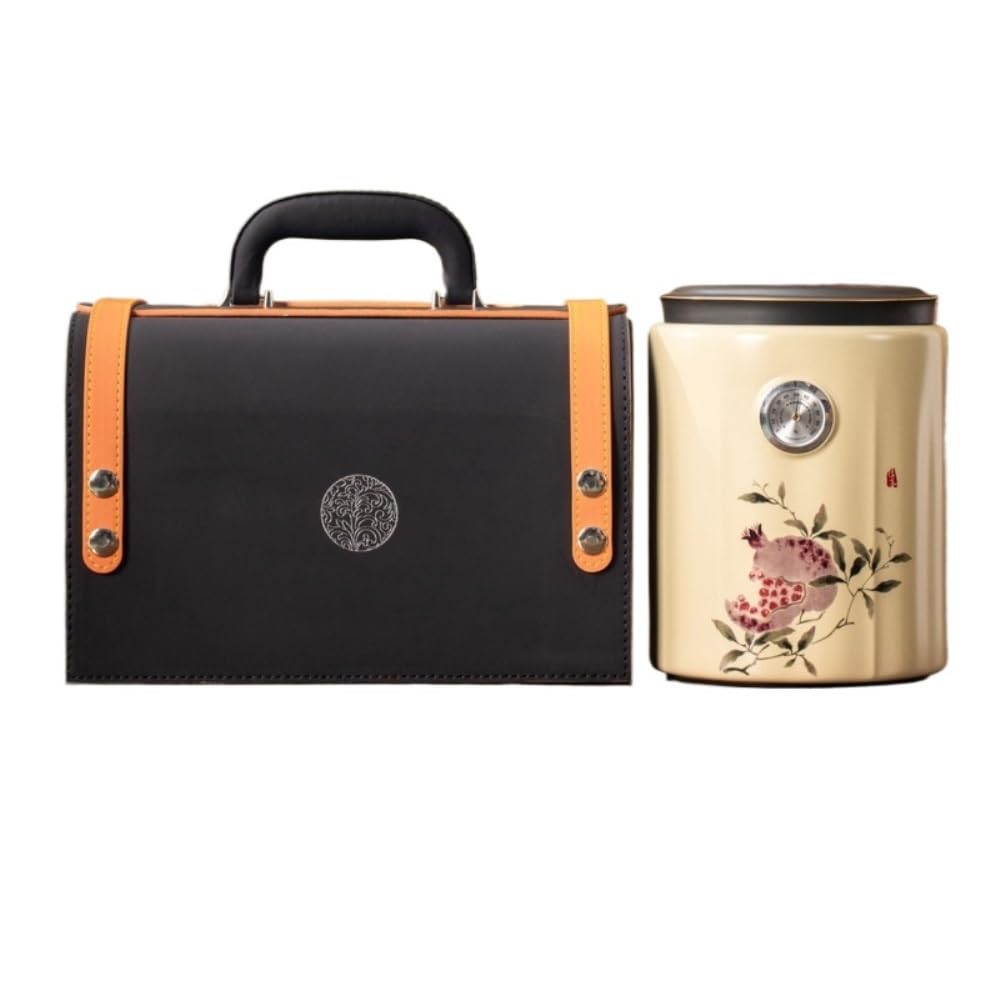 Organizer na torebki herbaty ceramiczny słoik do przechowywania luźnej herbaty duża pojemność nakrętka kawa płatki płatki uszczelniony słoik herbata ciasto do przechowywania w kuchni pojemnik na