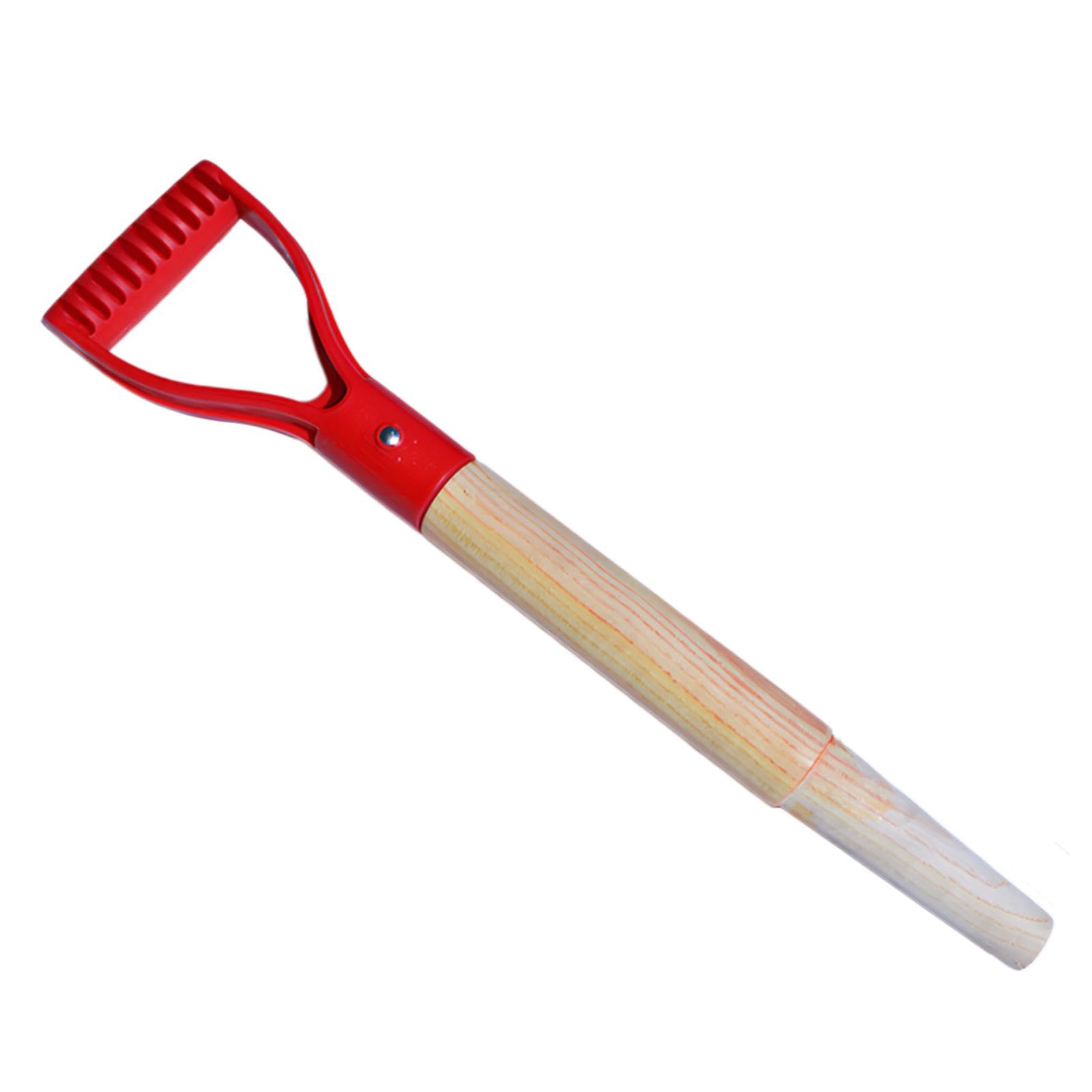 Leefasy Replacement Handle Wooden Handle,Long Handle Gardening Se Handle Garden Tool Spade Handle for Digging Camping Decoration, 46cm