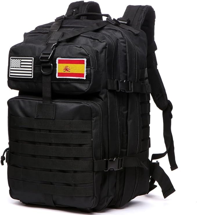 Olyndra Mochila Tactica Militar 50L (Negro)