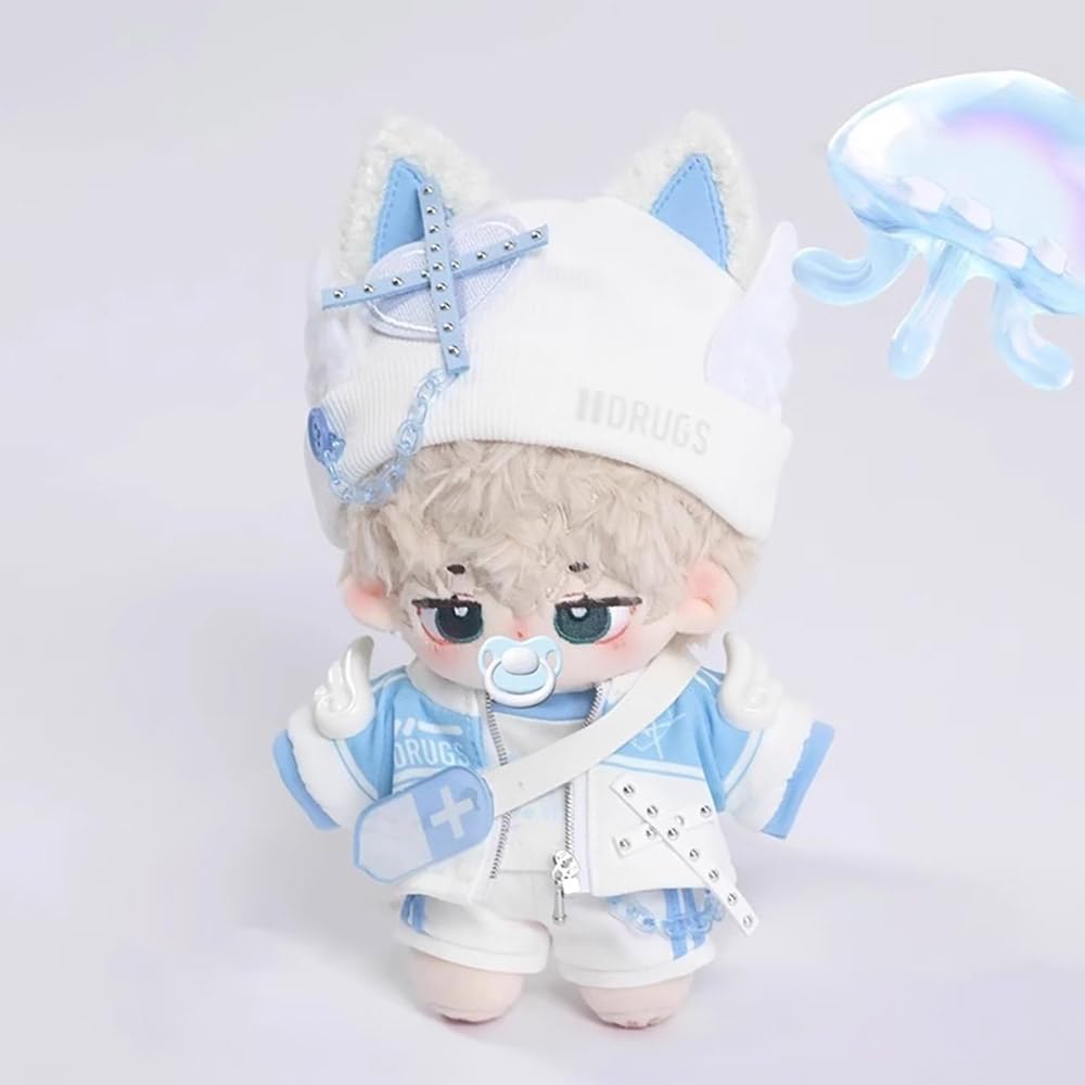 Amazon.co.jp: niannyyhouse 10cm 15cm 20cm ぬいぐるみ 服 猫耳帽子