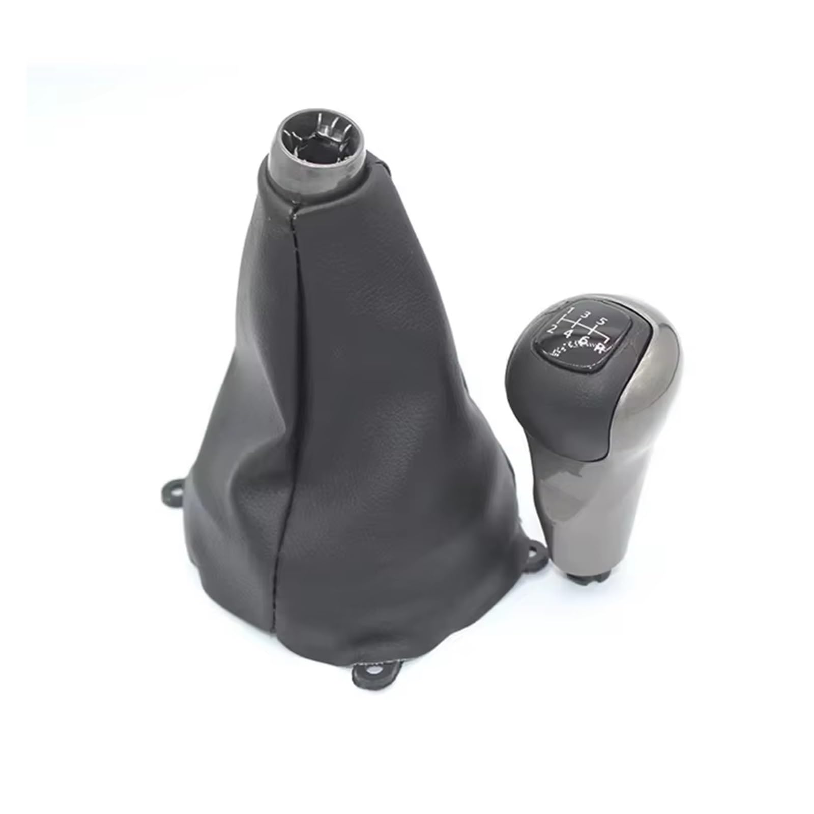Ghqfrop 6 Speed Set Transmission Gear Shift Knob For Civic 2006-2011 54102-Sna-A02 Manual Car 5 Speed Gear Shift Knob Shifter With Boot Cover Case Car Gear Stick Knob(6 Speed Set)