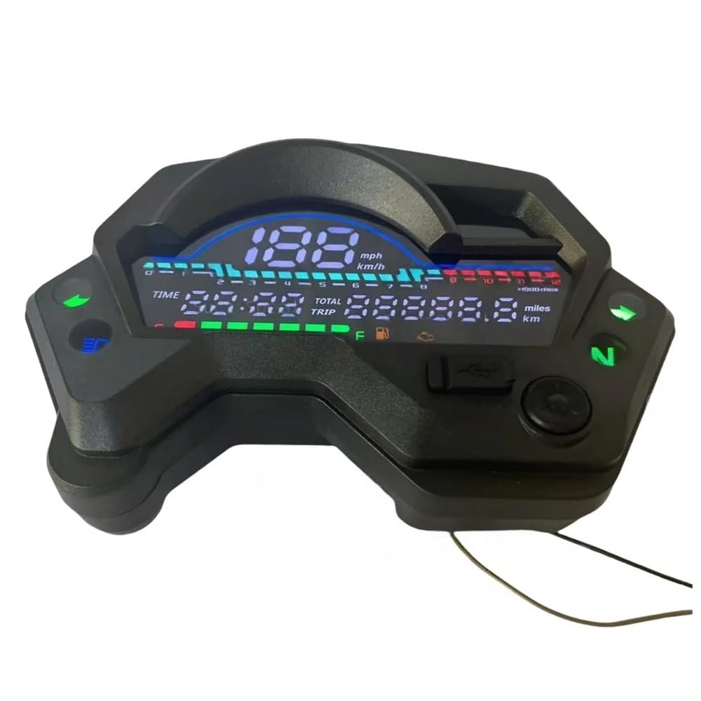 Tachimetro Moto Moto Tachimetro Digitale Contagiri Cruscotto LED Screen Display Indicatore Calibro Per FZ16 FZ 16 S V1 Per Fazer