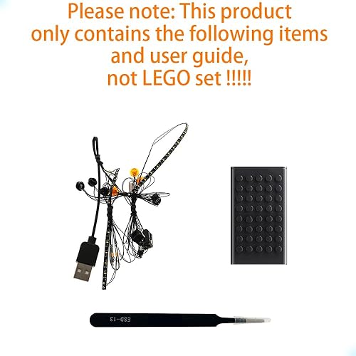 Miniatura 3 de GEAMENT Versión 2023 Kit de luz LED compatible con Lego Harry Potter Hogwarts Castle and Grounds 76419 (juego de modelos no incluido)